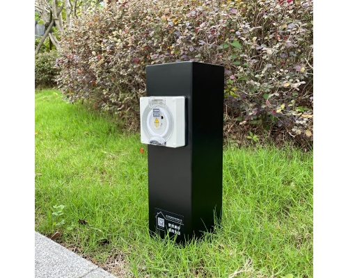 garden post with electrical outlet GRES401212S
